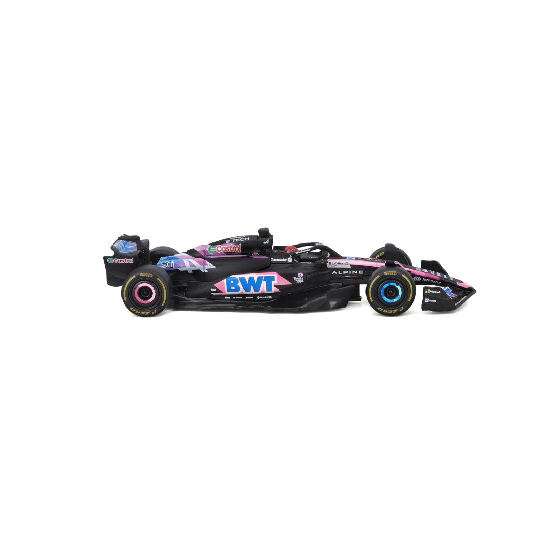 18-38220O Bburago F1 Alpine A524 #31 Ocon con casco - Scala 1:43