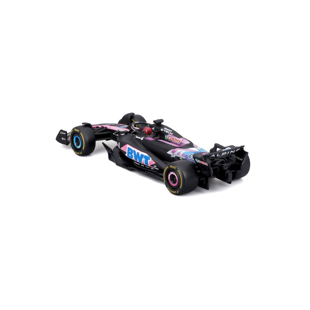 18-38220O Bburago F1 Alpine A524 #31 Ocon con casco - Scala 1:43