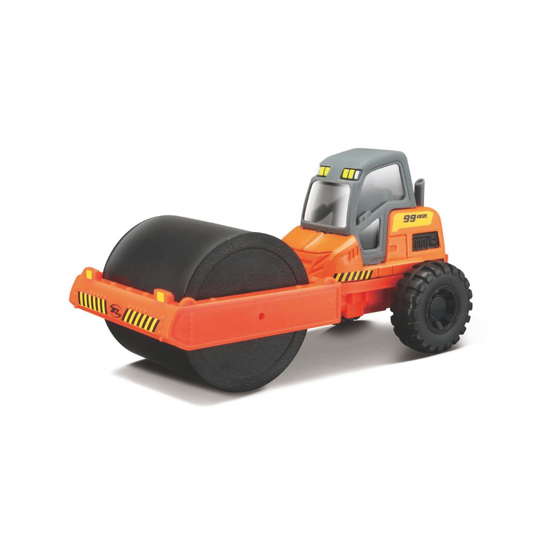 25203 Bburago - Builder Zone: Rullo stradale, arancione