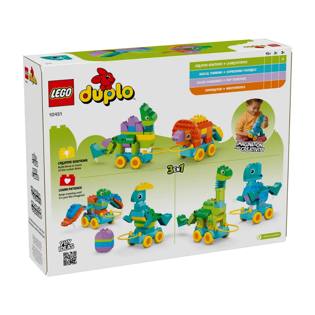 10451 LEGO Duplo - Dinosauri su ruote 3 in 1