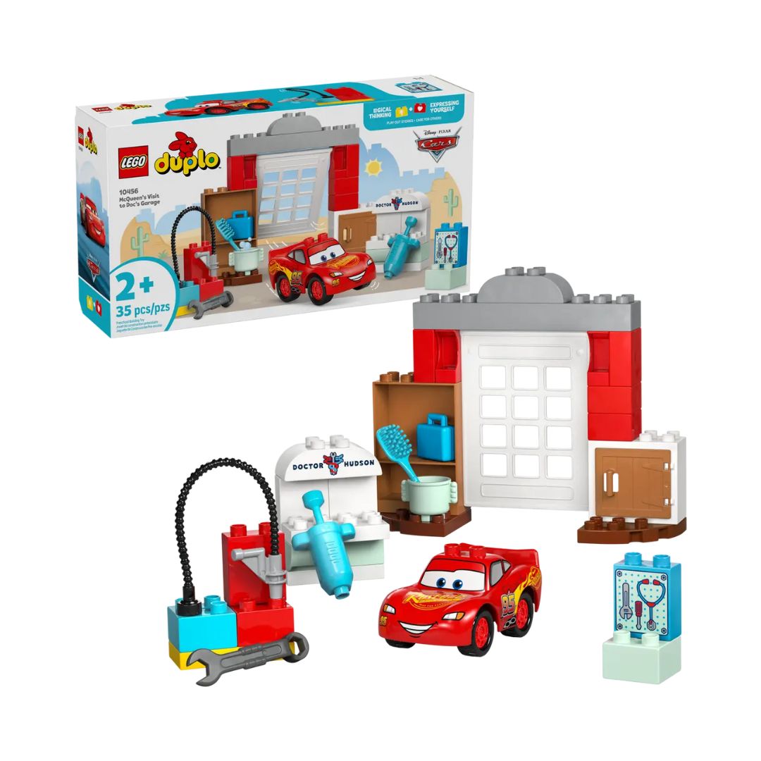 10456 LEGO Duplo - La visita di McQueen all officina di Doc