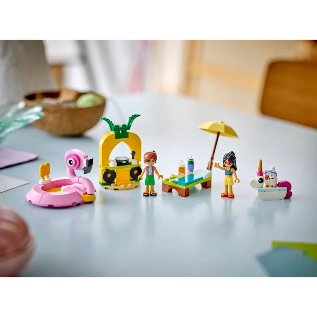 42658 LEGO Friends - Pool Party con unicorno e fenicottero