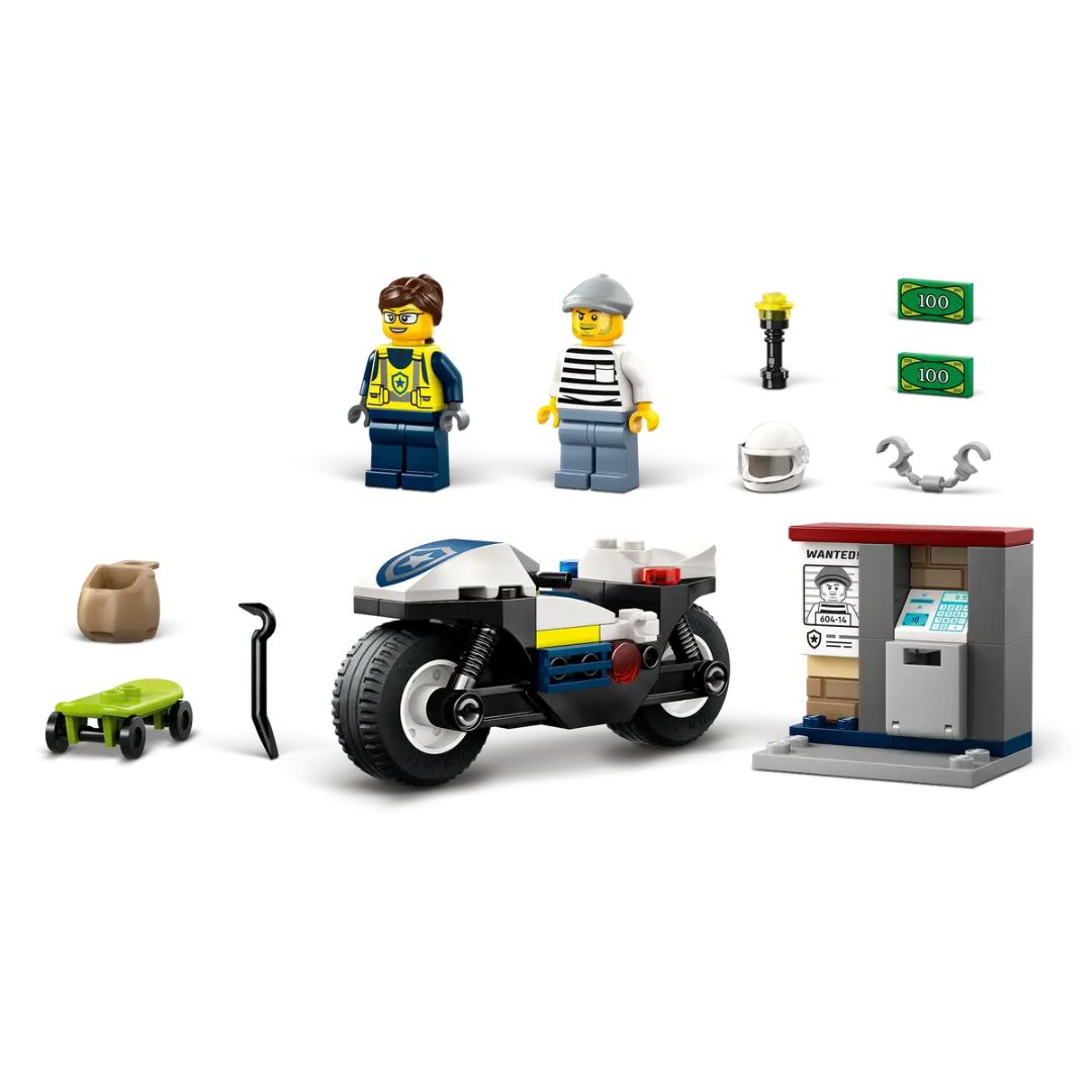 60455 LEGO City - Inseguimento della moto della Polizia