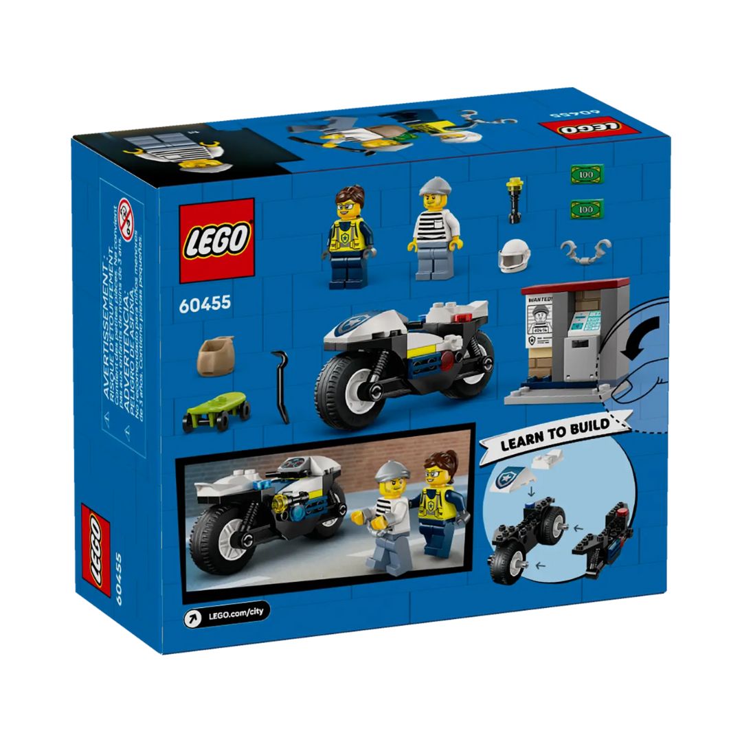 60455 LEGO City - Inseguimento della moto della Polizia