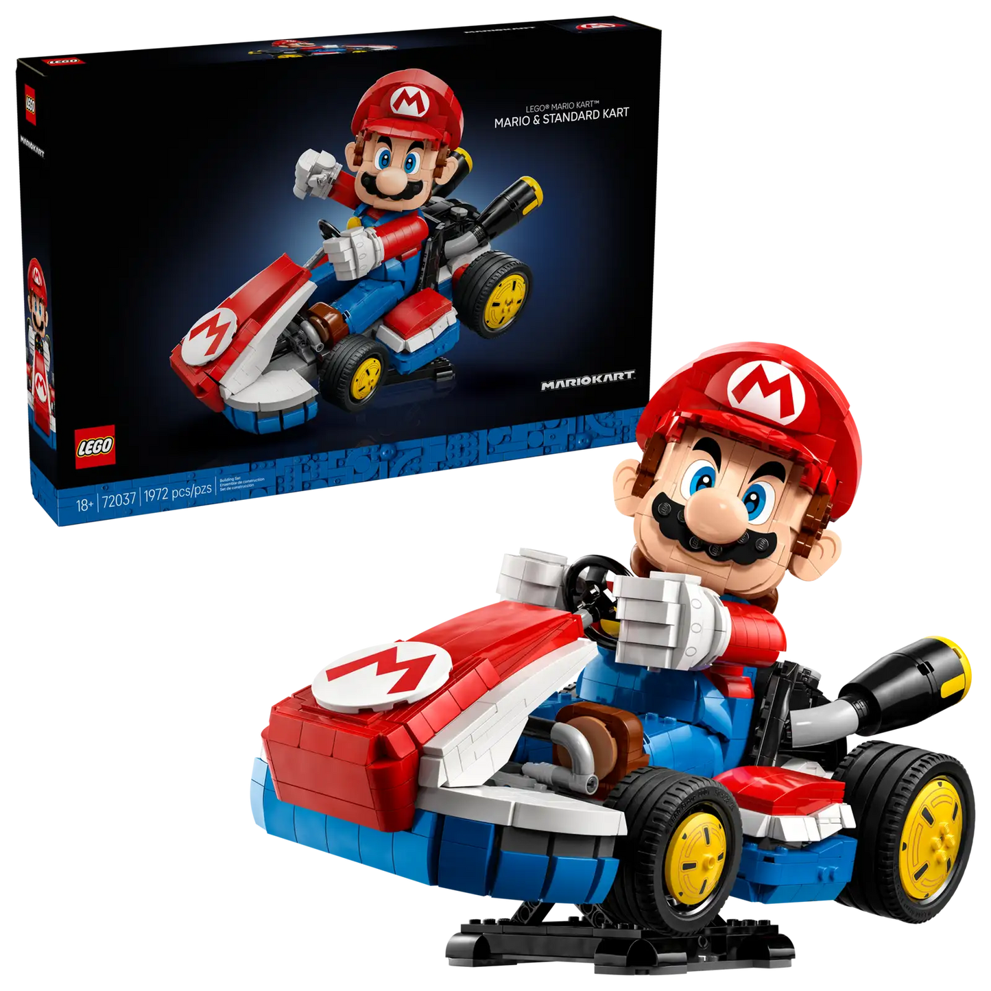 72037 LEGO Super Mario - Super Mario Mario Kart: Mario e Kart standard