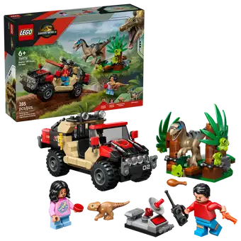 76972 LEGO Jurassic World - Fuga dal Raptor sul fuoristrada