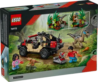 76972 LEGO Jurassic World - Fuga dal Raptor sul fuoristrada