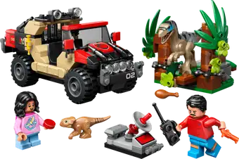 76972 LEGO Jurassic World - Fuga dal Raptor sul fuoristrada
