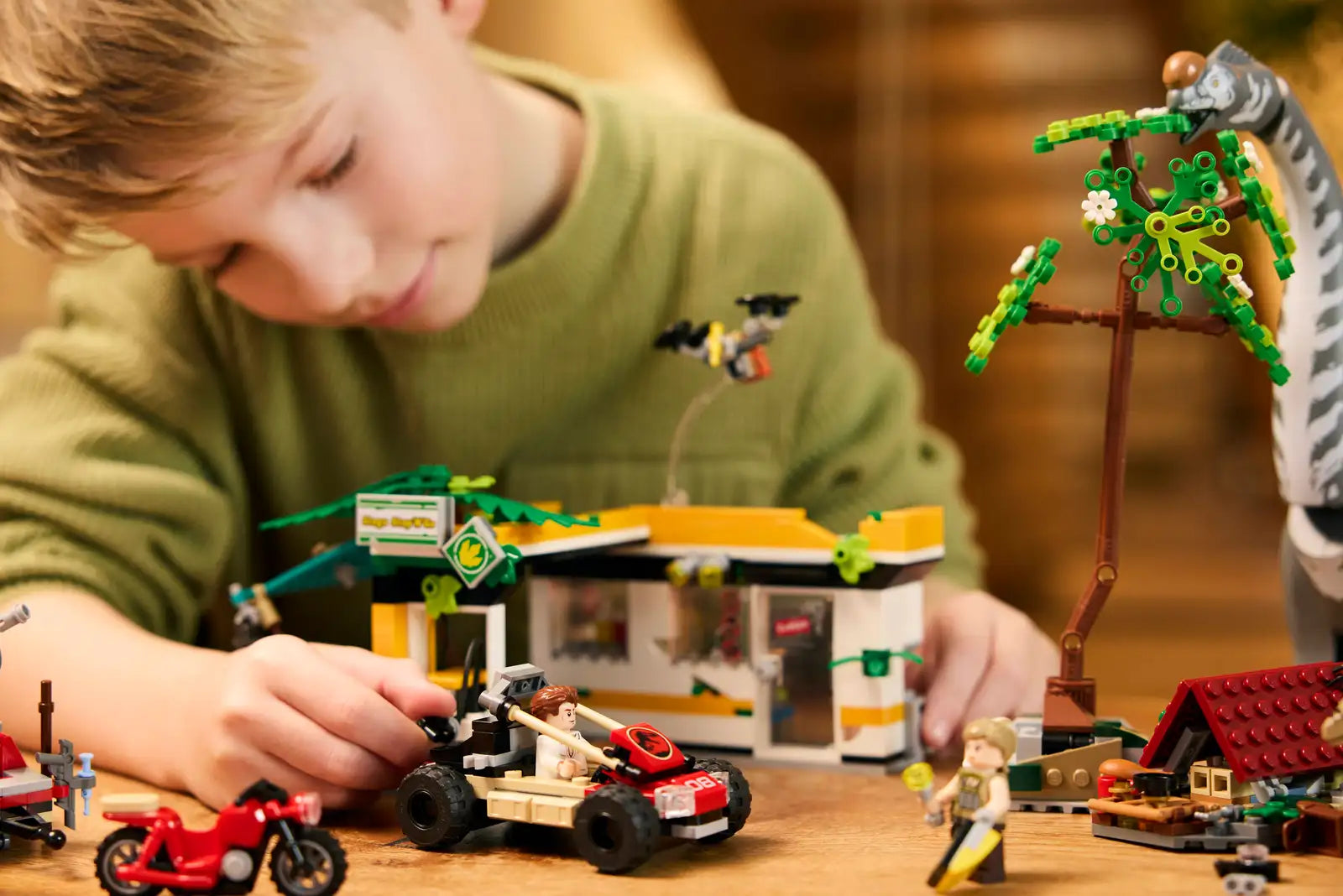 76973 LEGO Jurassic World Alla ricerca del Raptor e del Titanosauro