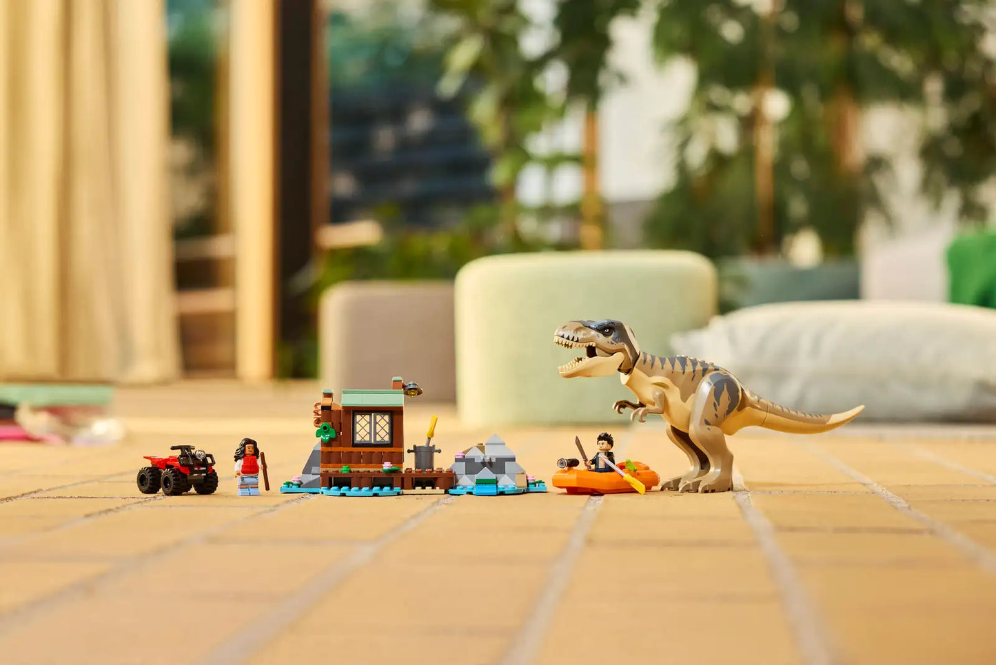 76975 LEGO Jurassic World -Fuga sul fiume dal T. rex