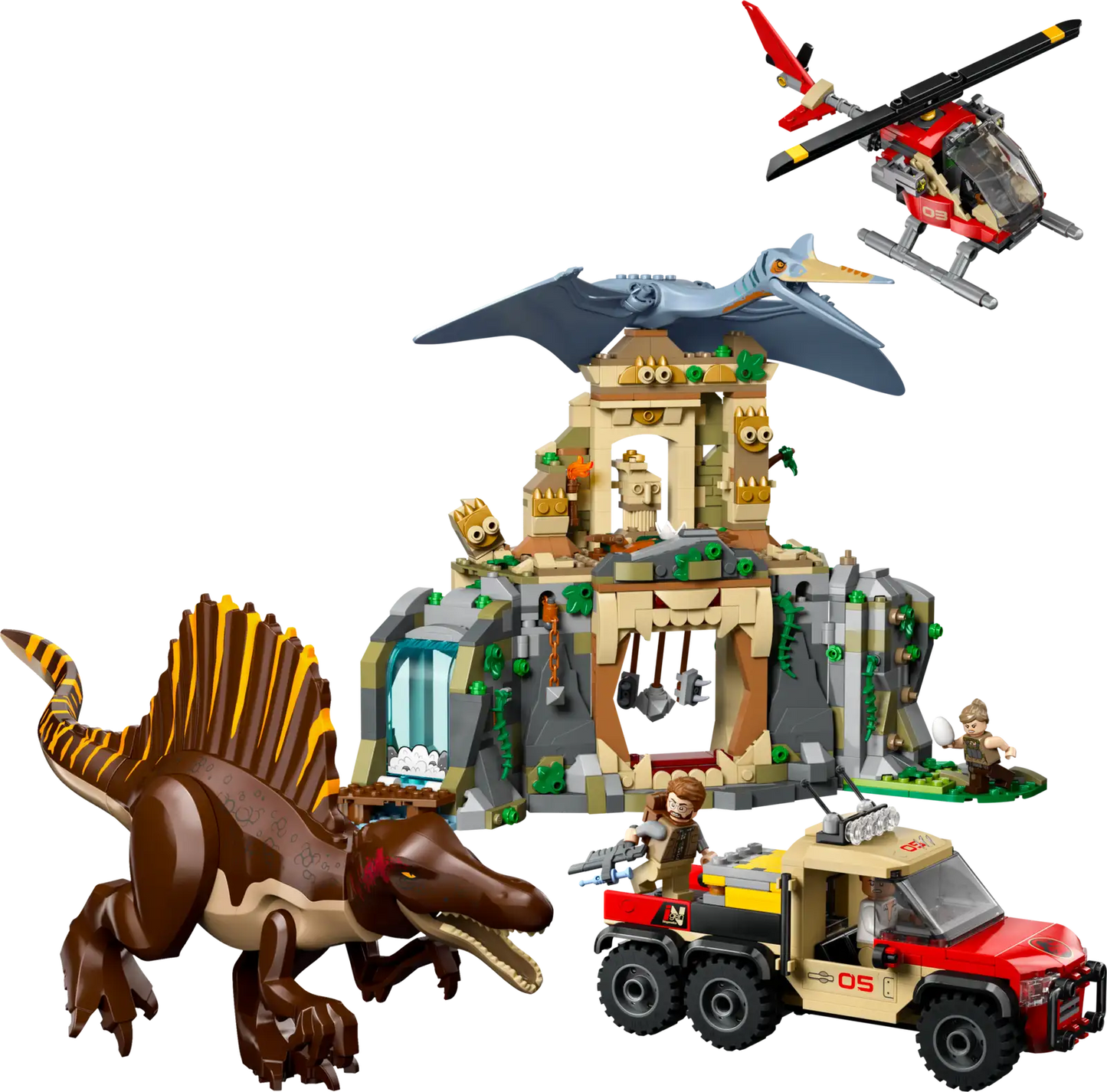 76976 LEGO Jurassic World - Missione aerea con Spinosauro e Quetzalcoatlus