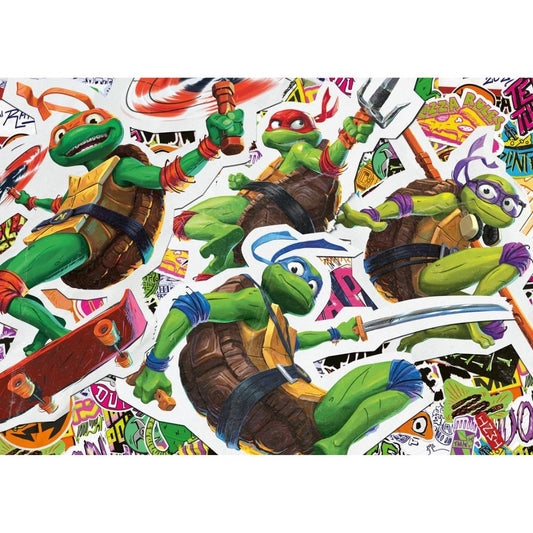 04011 Ravensburger - Teenage Mutant Ninja Turtles - Puzzle Giant Floor - 125 pz