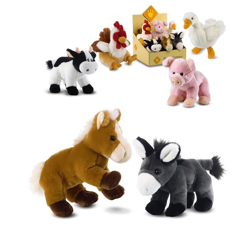 05863 Plush & Company - Animali della fattoria - Peluche a scelta