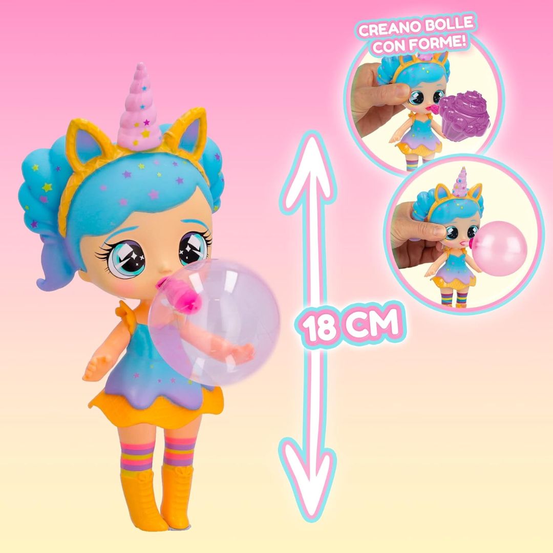Imc Bubiloons BubiGirls Quinn Bambola da Collezione che Gonfia Palloncini 18cm