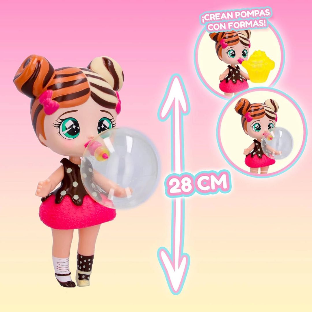Imc Bubiloons BubiGirls Quinn Bambola da Collezione che Gonfia Palloncini 18cm