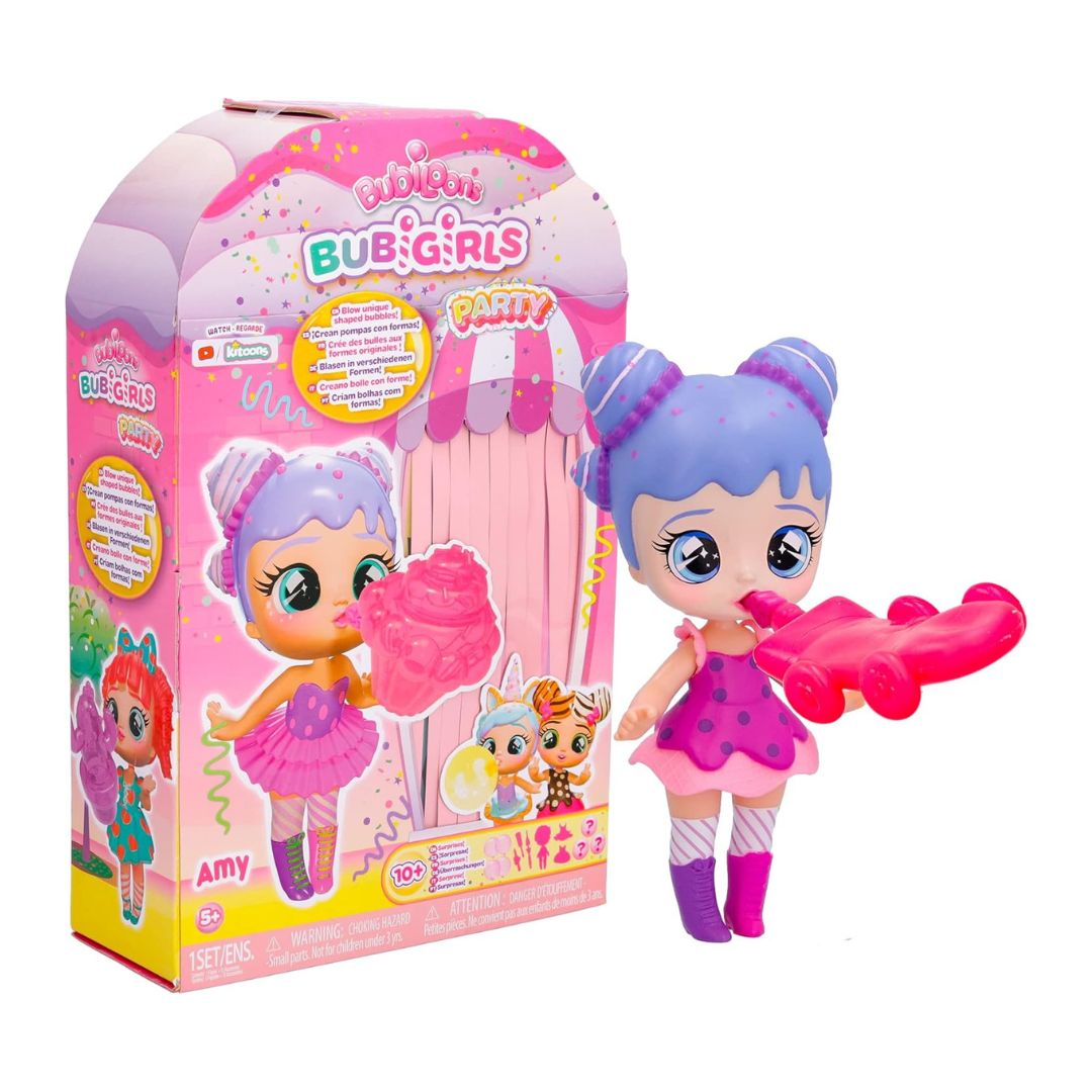 Imc Bubiloons BubiGirls Quinn Bambola da Collezione che Gonfia Palloncini 18cm