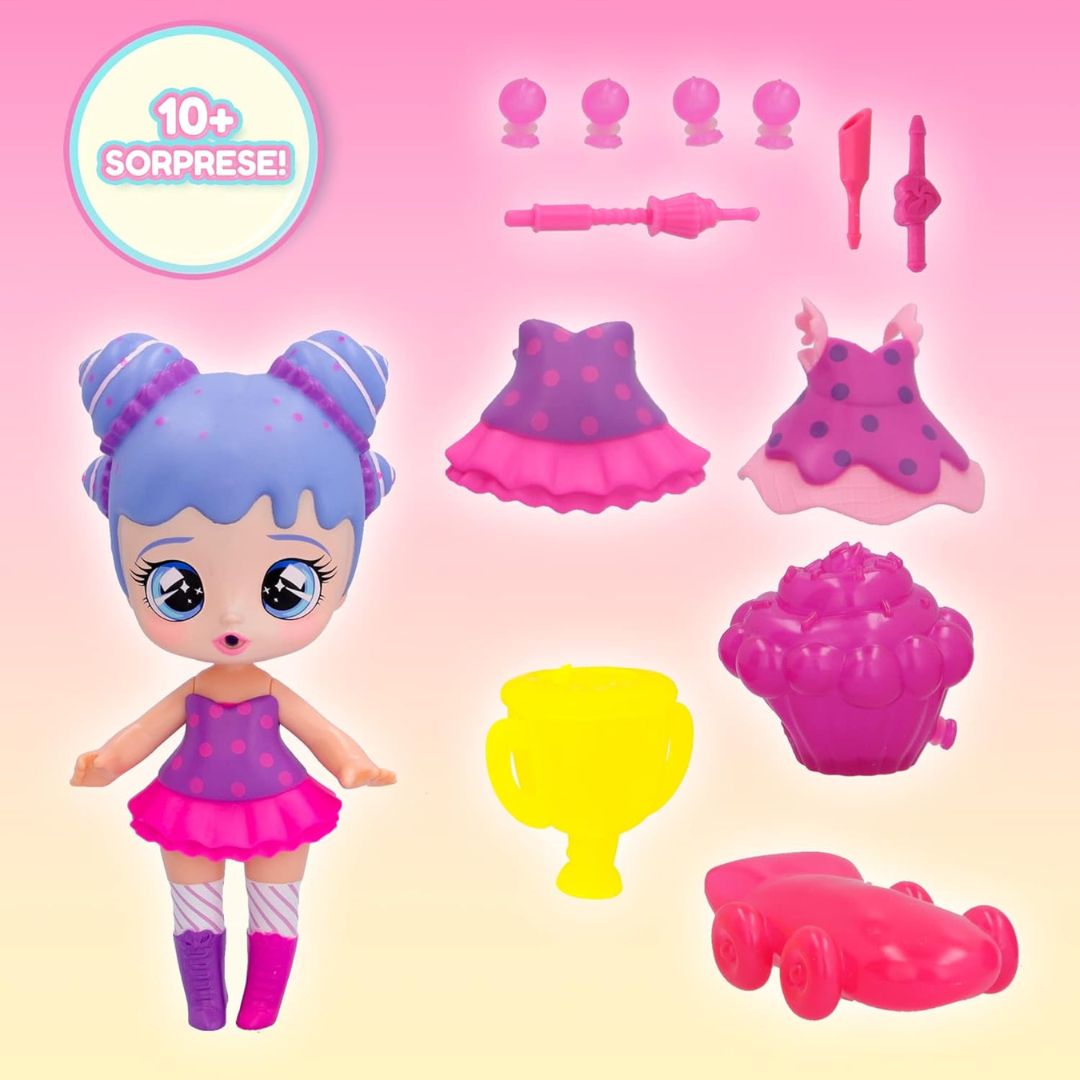 Imc Bubiloons BubiGirls Quinn Bambola da Collezione che Gonfia Palloncini 18cm