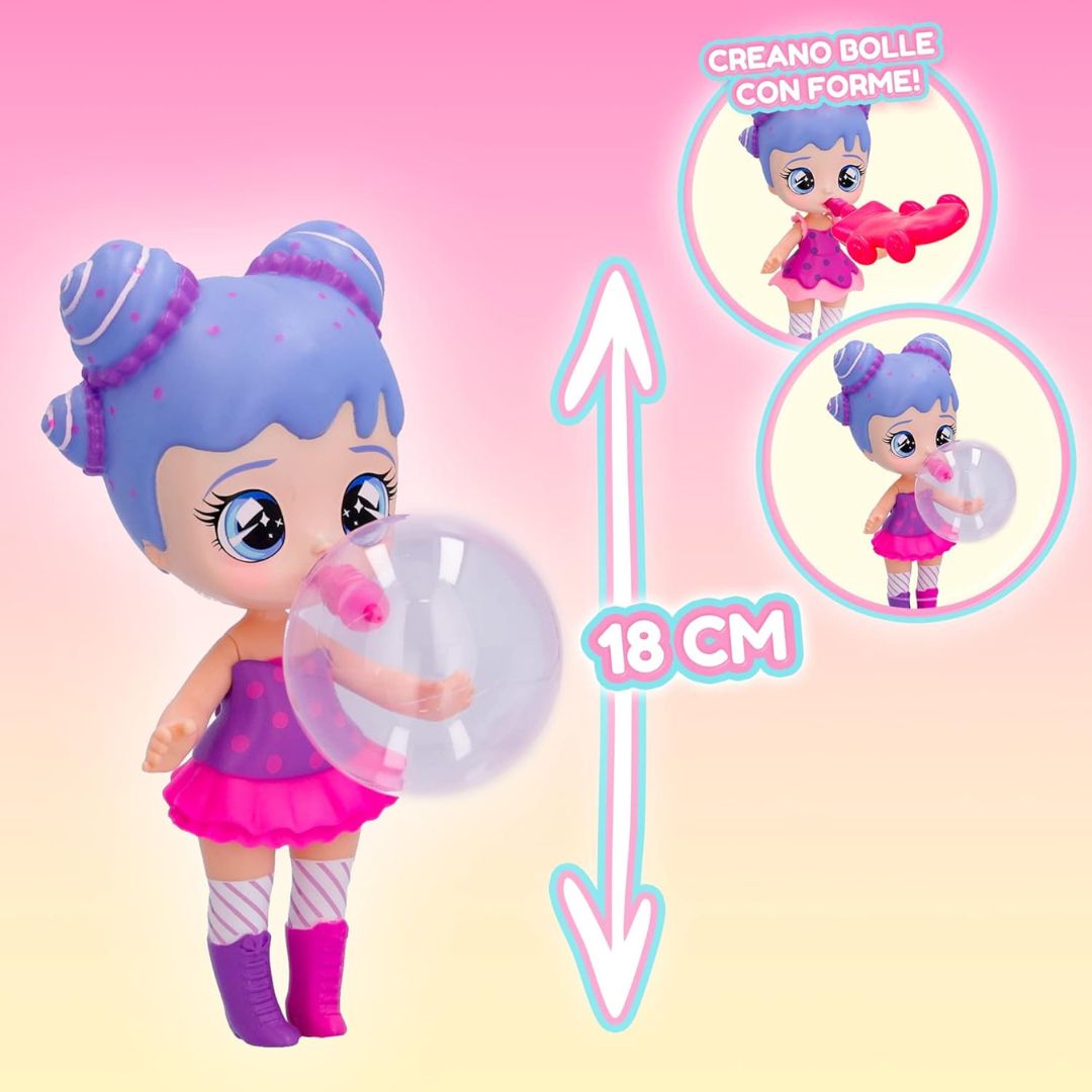 Imc Bubiloons BubiGirls Quinn Bambola da Collezione che Gonfia Palloncini 18cm