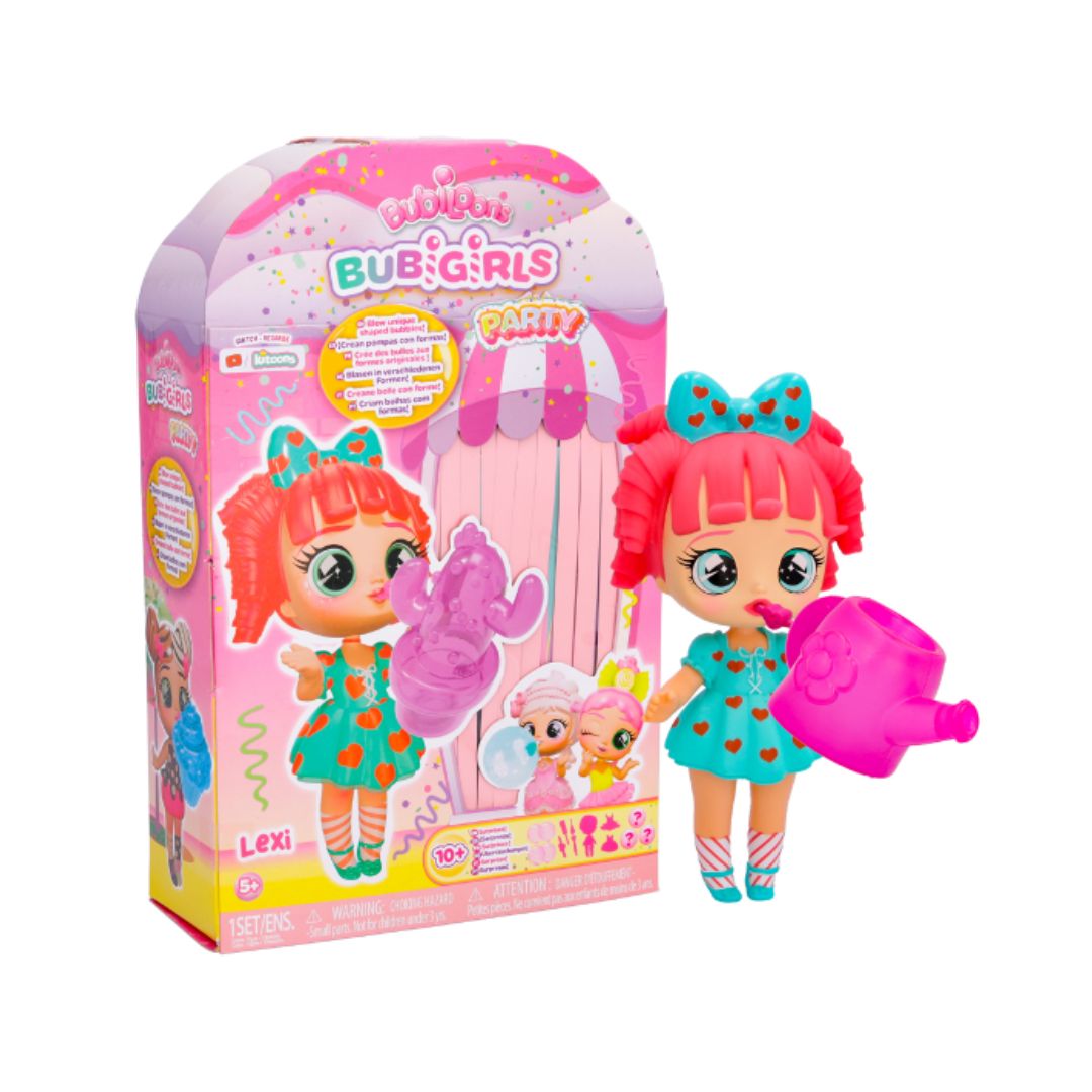 Imc Bubiloons BubiGirls Quinn Bambola da Collezione che Gonfia Palloncini 18cm