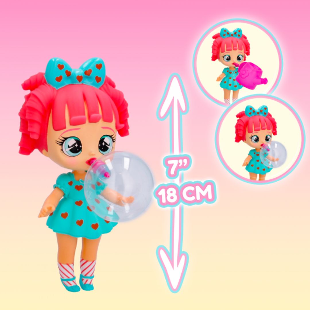 Imc Bubiloons BubiGirls Quinn Bambola da Collezione che Gonfia Palloncini 18cm
