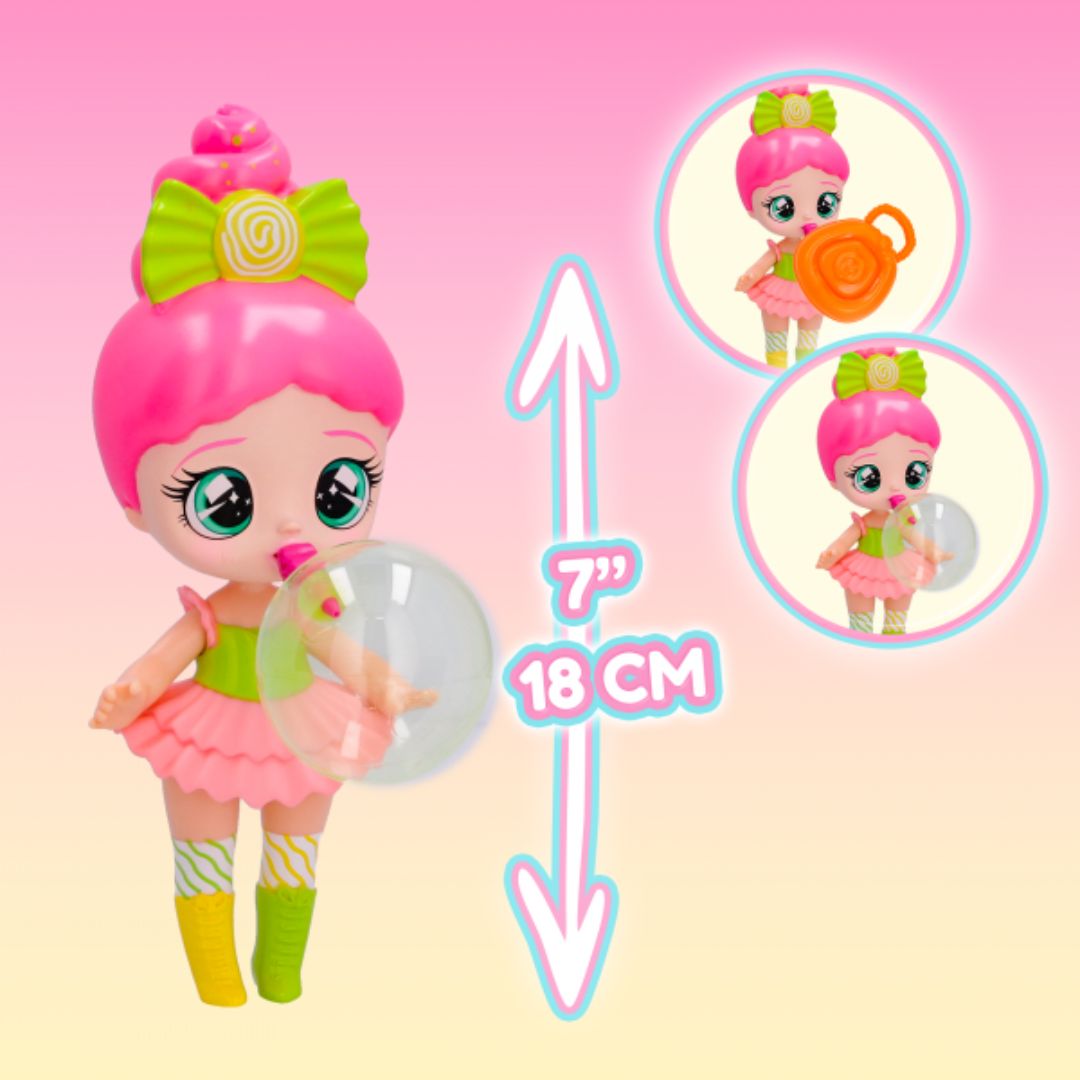 Imc Bubiloons BubiGirls Quinn Bambola da Collezione che Gonfia Palloncini 18cm