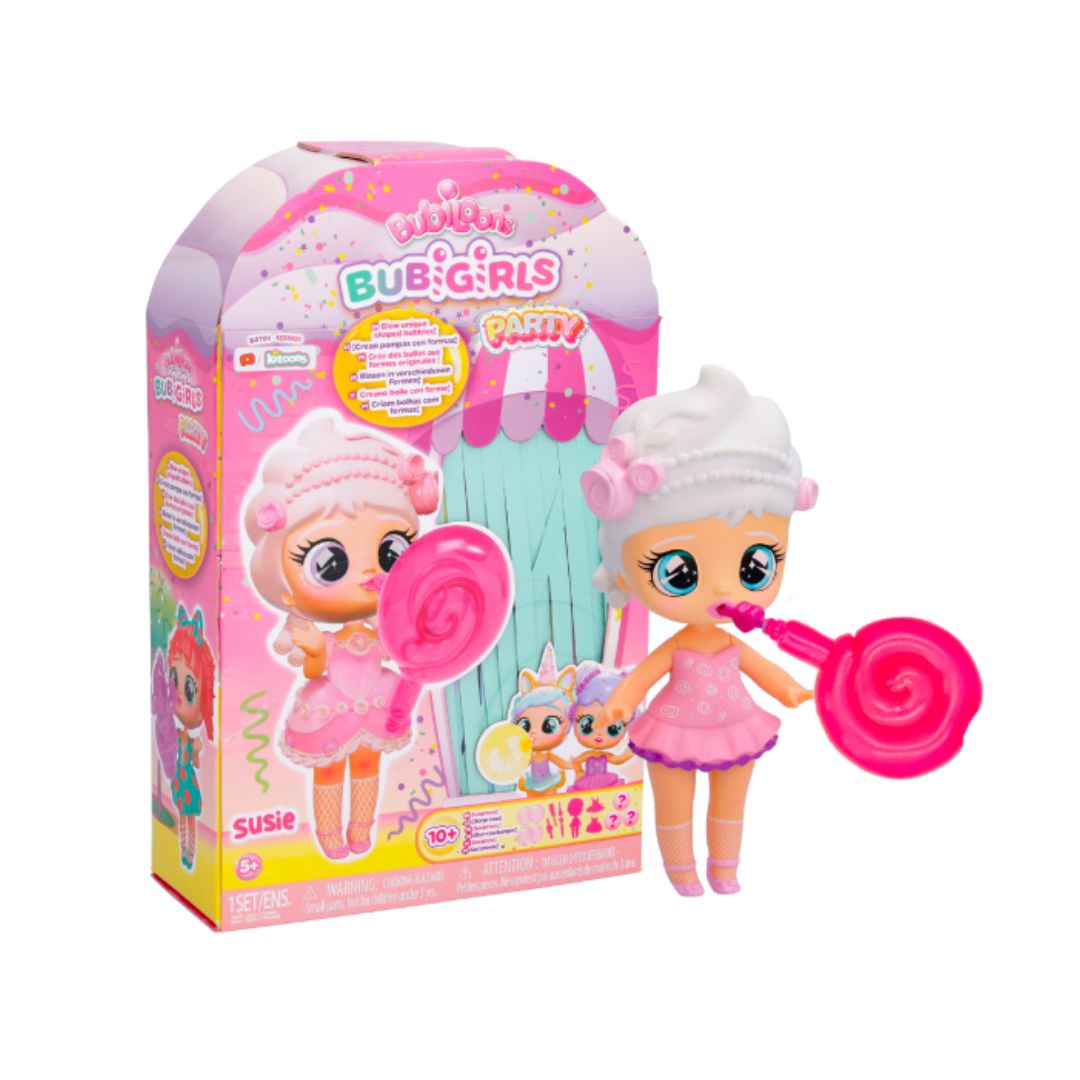 Imc Bubiloons BubiGirls Quinn Bambola da Collezione che Gonfia Palloncini 18cm