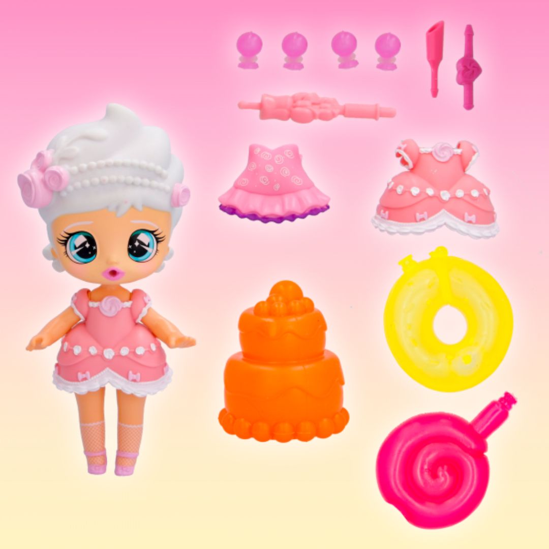 Imc Bubiloons BubiGirls Quinn Bambola da Collezione che Gonfia Palloncini 18cm