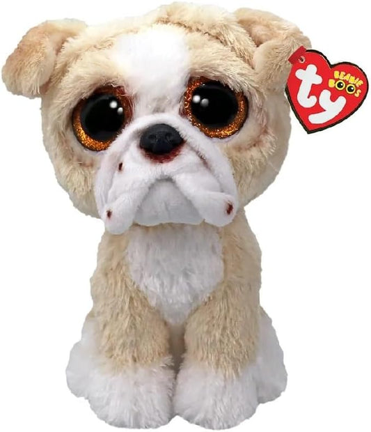 T37371 TY BEANIE BOOS POOCH  il Cane 15 cm  Peluche con Occhi Grandi glitter