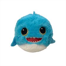 T83007 Ty - Beanie Bouncers Peluche Rimbalzante  Fins Squalo Azzurro Morbido