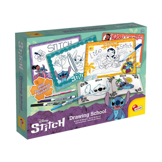 107575 Lisciani - Stitch: scuola di disegno - Kit per disegnare