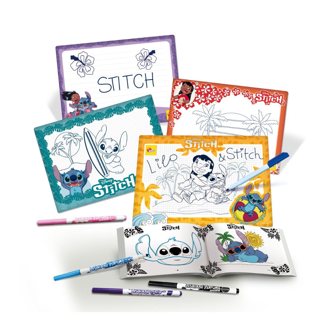 107575 Lisciani - Stitch: scuola di disegno - Kit per disegnare