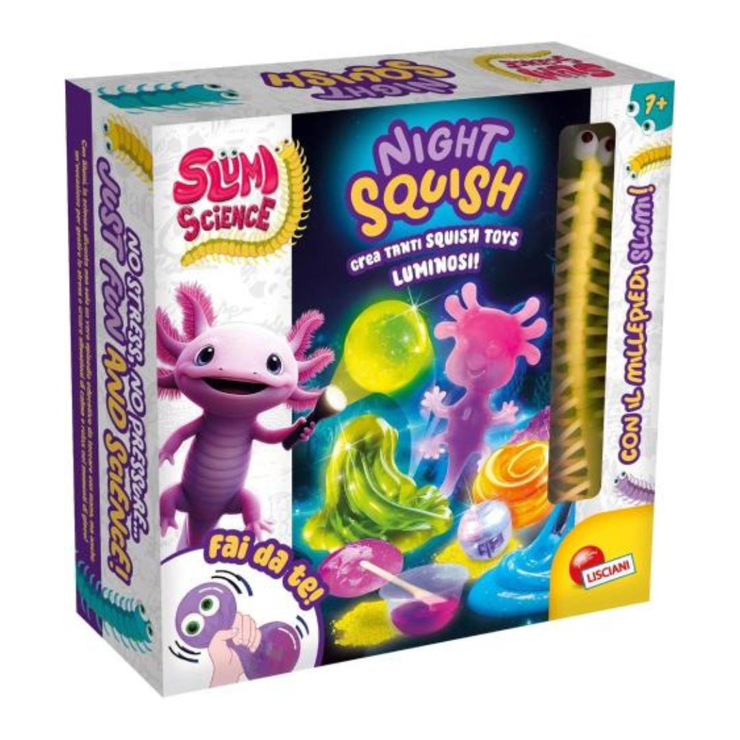 110353 Lisciani - Slumi Science: Night Squish Laboratorio Squish luminoso