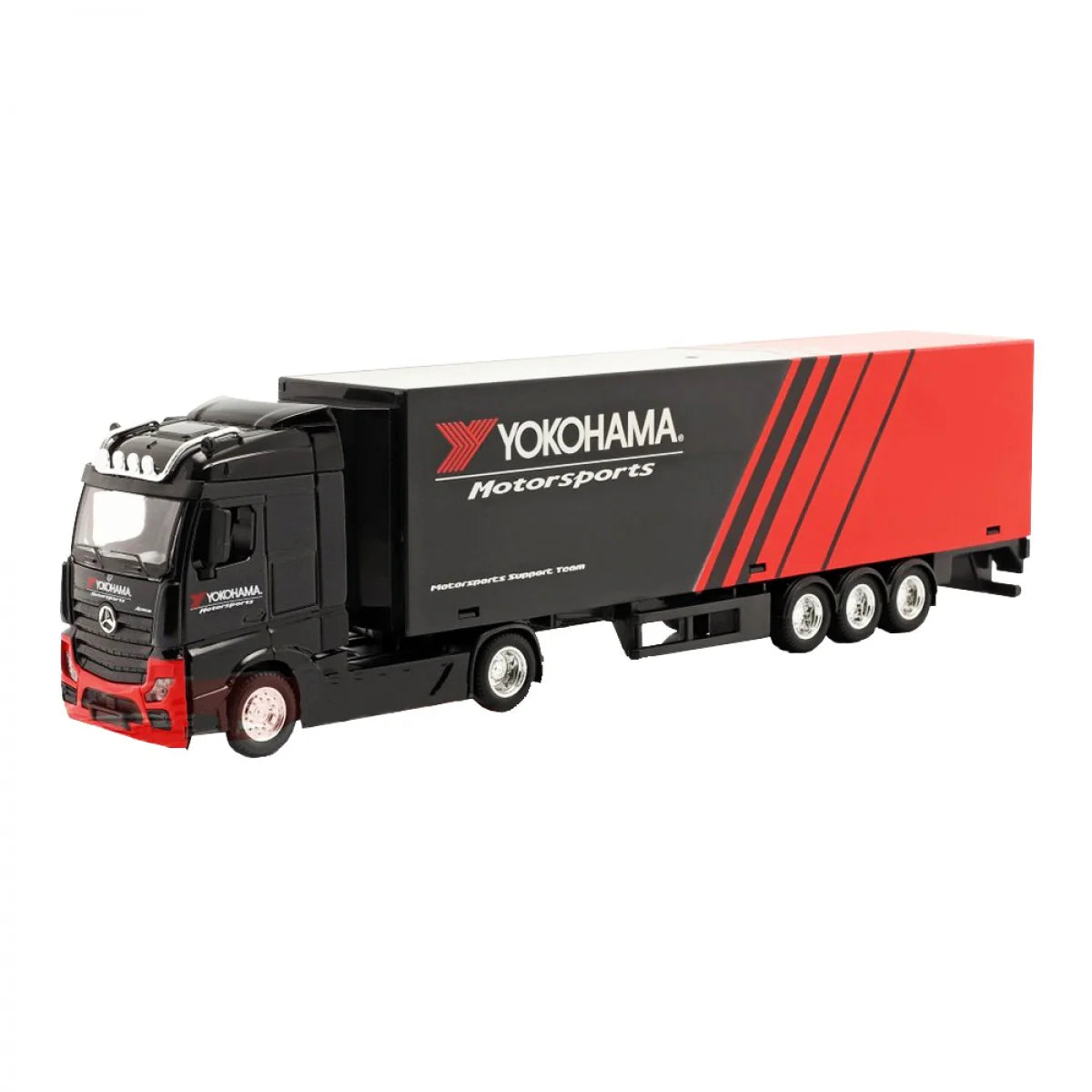 18-31480 Bburago Street Fire - M-B Actros Camion con rimorchio Yokohama