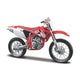 *34007 Bburago Maisto motocross Yamaha YZ450F,  rossa - Scala 1:18