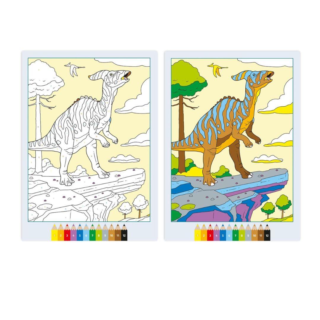 96006 Ravensburger: CreArt - Dinosauri - Libro da colorare