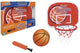 Globo 41226 Canestro Basket Ø 22  in Metallo con Palla Ø 12 cm e Pompa