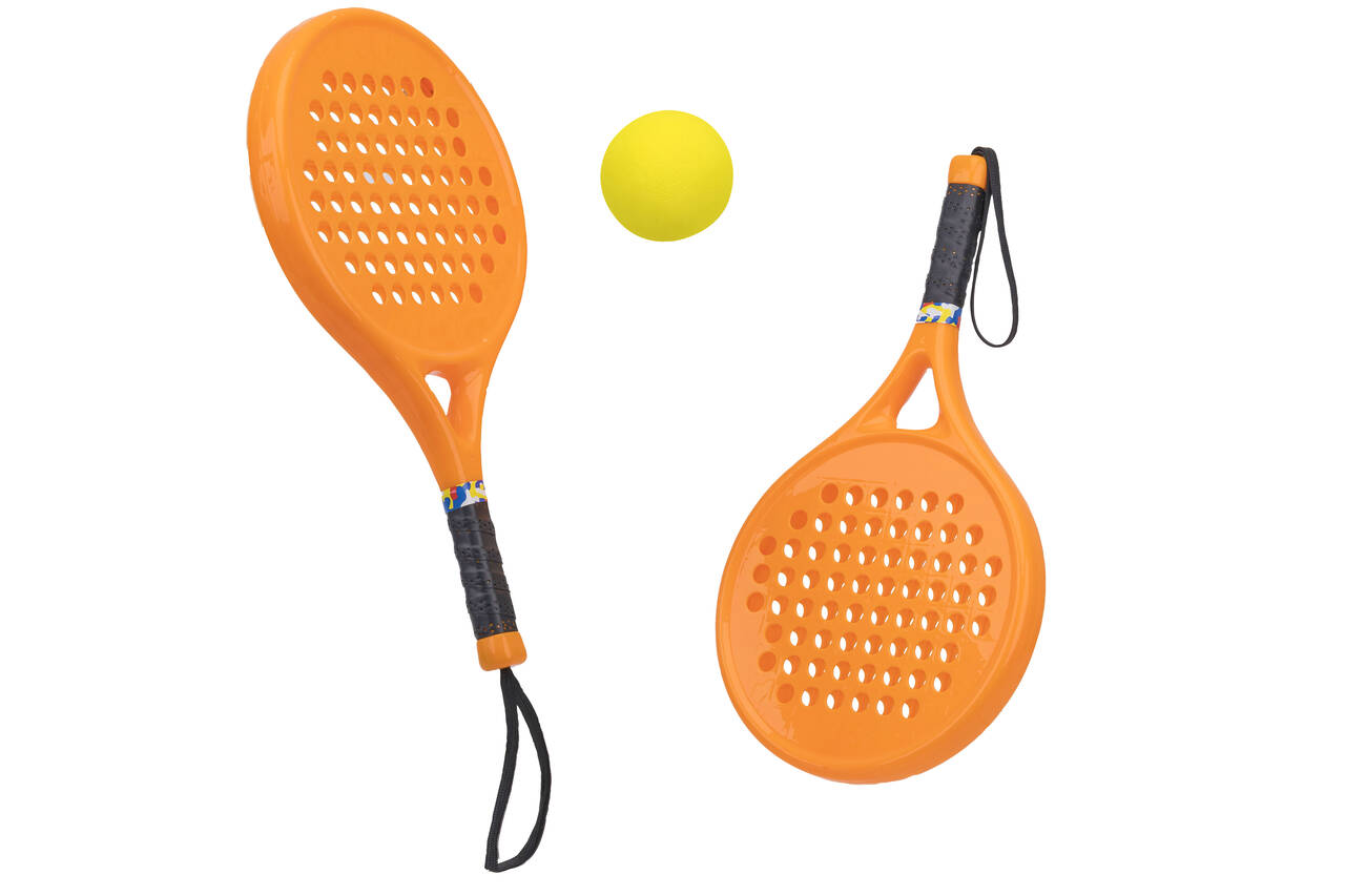 Globo 42713 Racchetta da Padel  con Palla da Tennis  2 Colori Assortiti