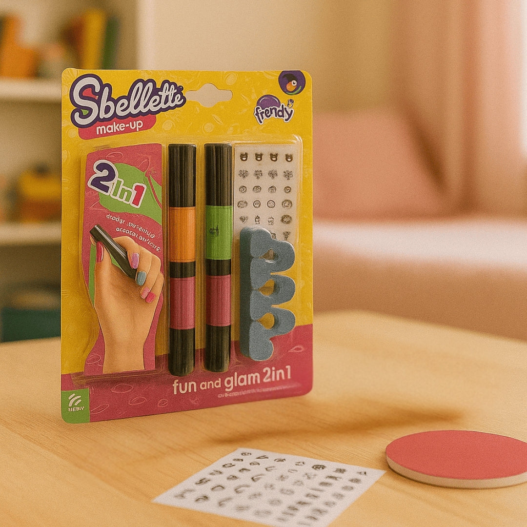 Globo 40993 Sbelletti Decora Unghie smalto Set Manicure per Bambine con 4 colori