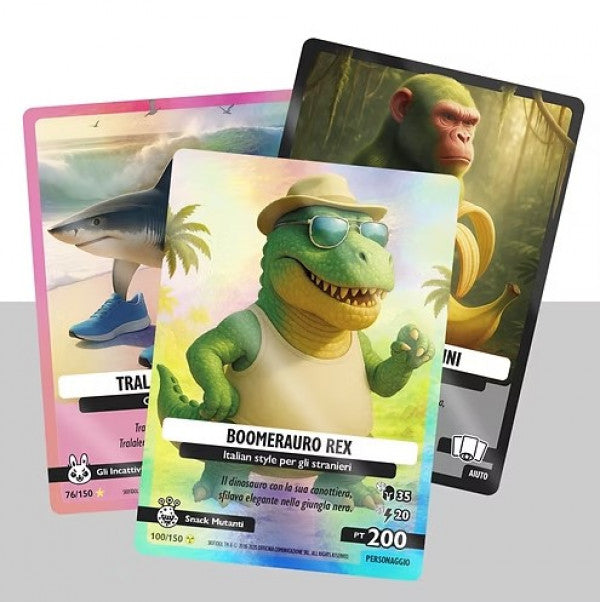 Skifidol Italian Brainrot  Trading Card Game 1 Busta da 7 Carte con 1 Speciale