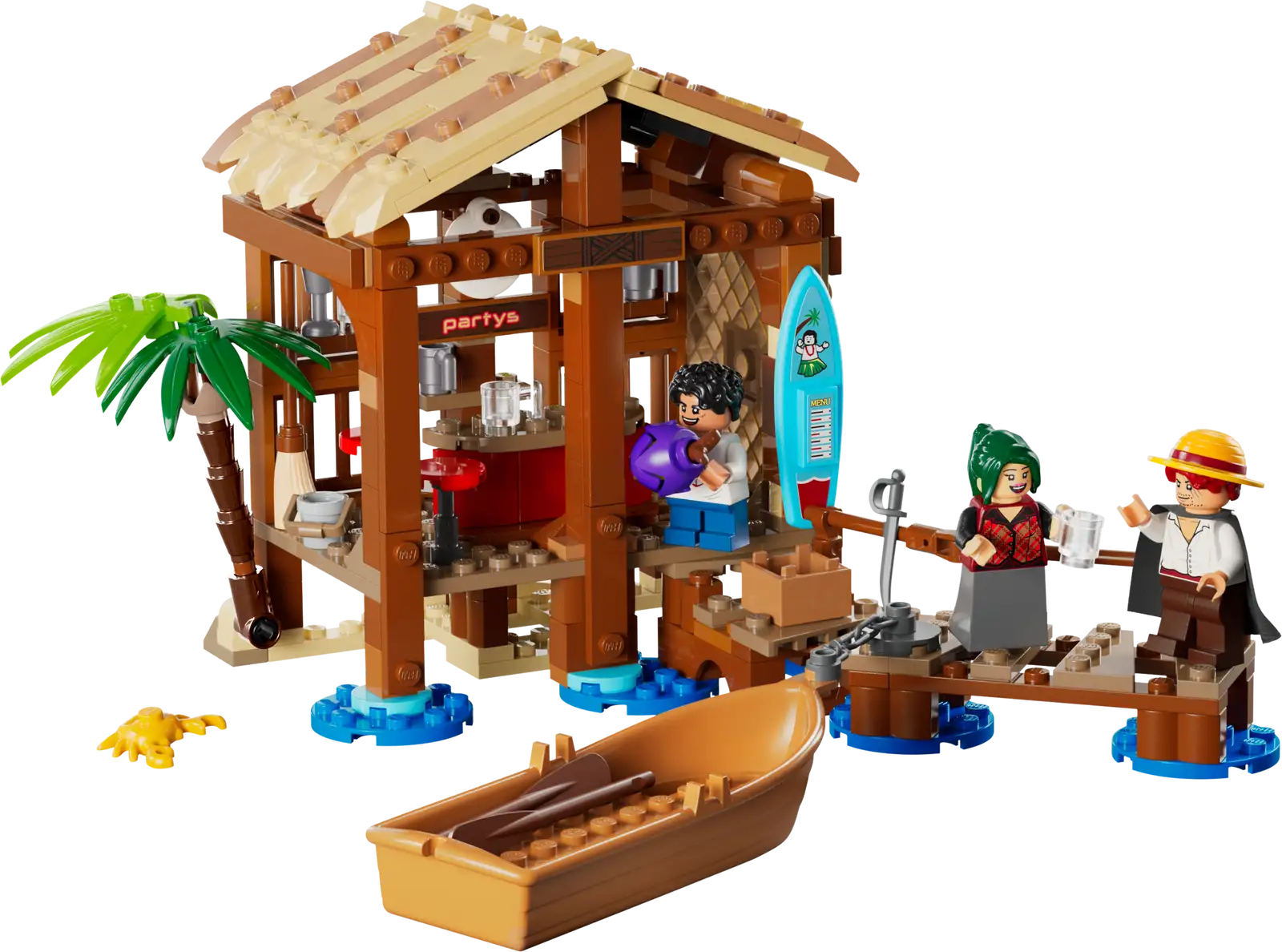 75636 LEGO ONE PIECE La capanna del Villaggio Foosha