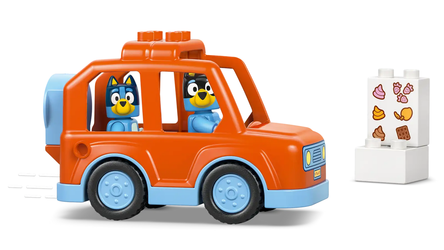 10458 Lego DUPLO Bluey Visita alla gelateria di Bluey