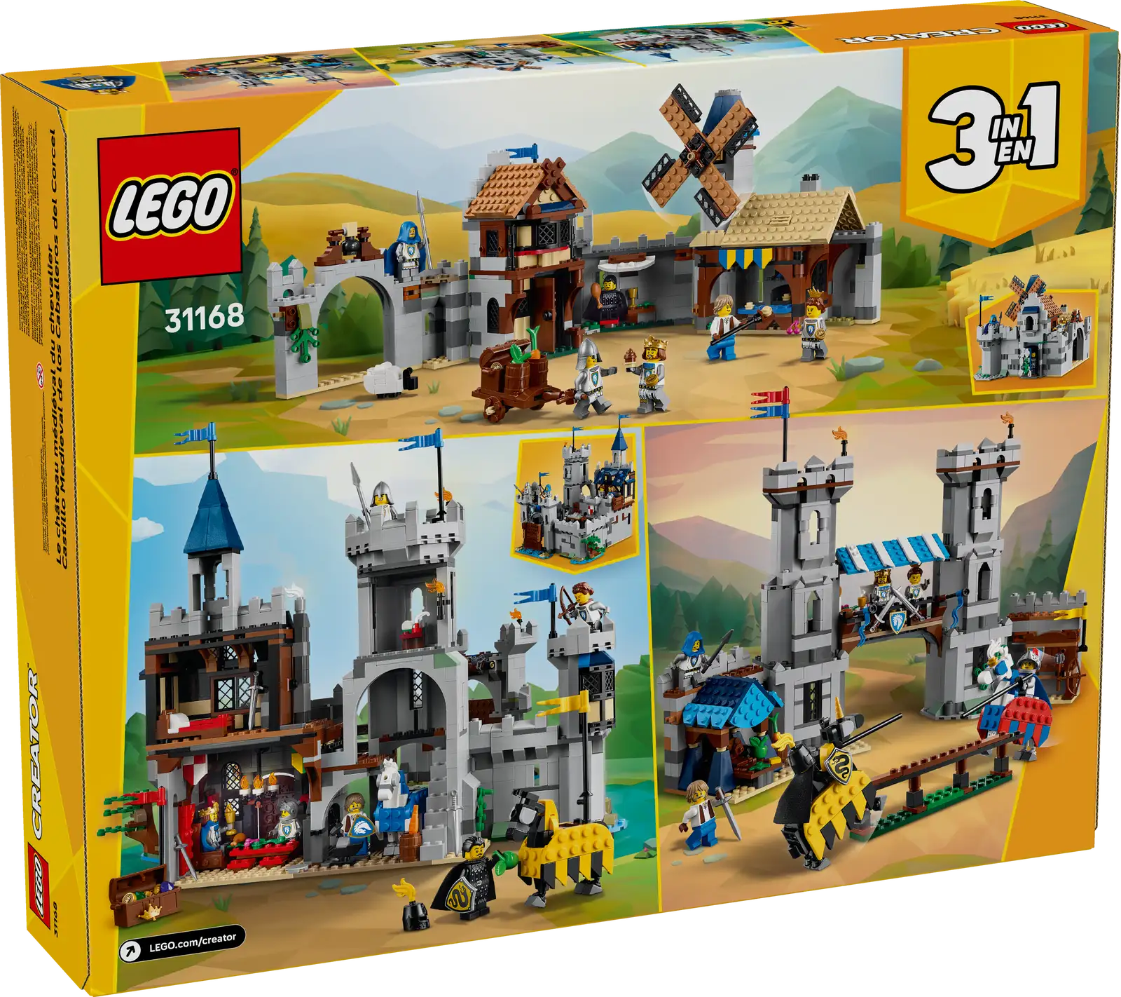 31168 Lego LEGO Creator Castello del cavaliere medievale