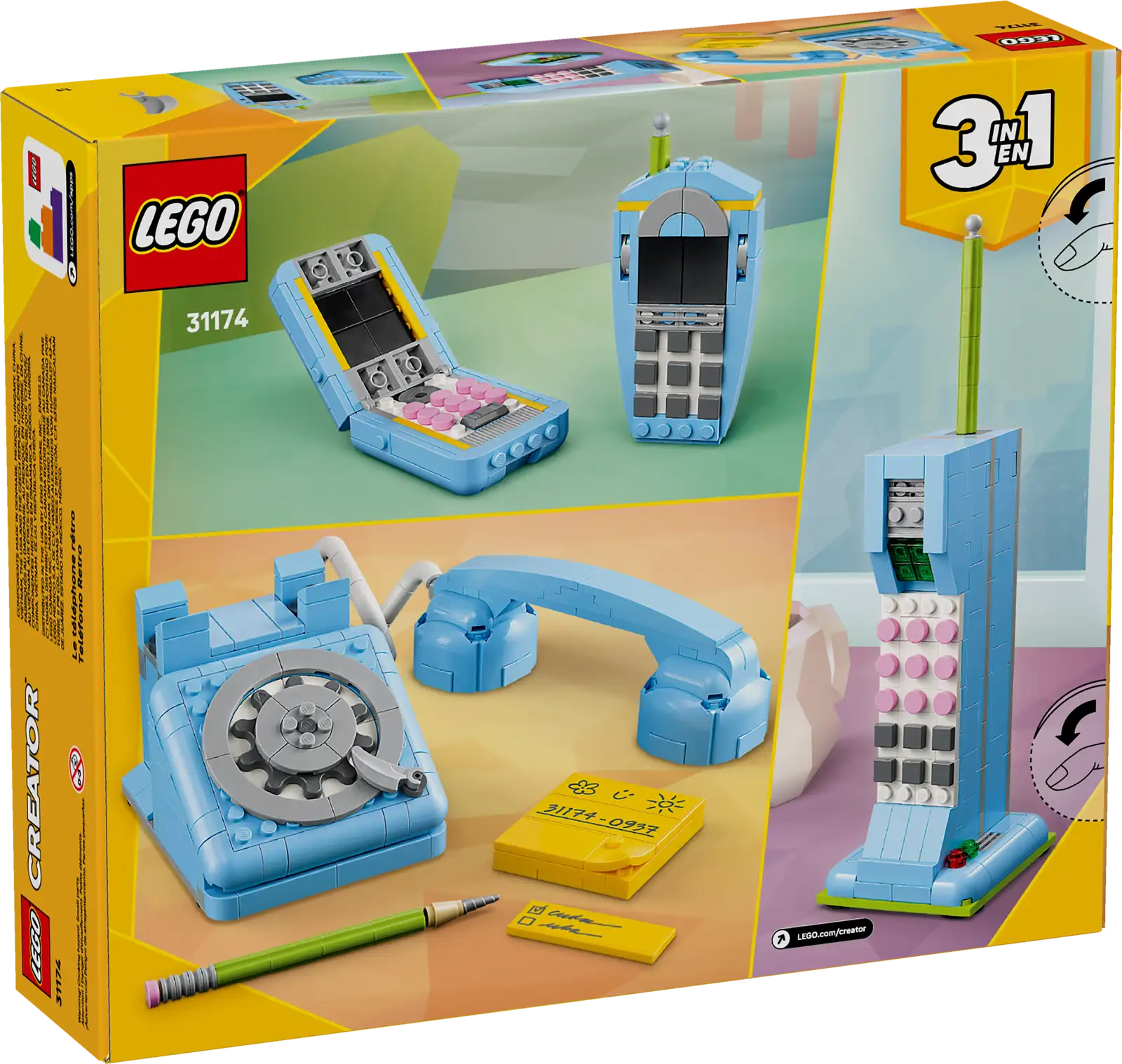 31174 Lego LEGO Creator Telefono retrò