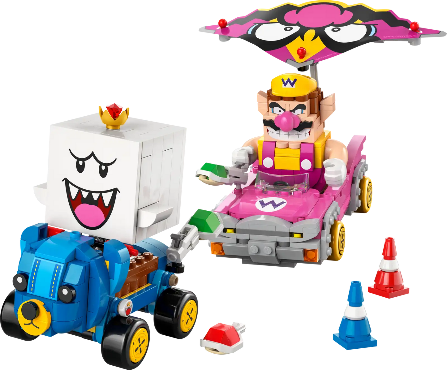 72038 Lego Super Mario Mario Kart™  Wario e Re Boo