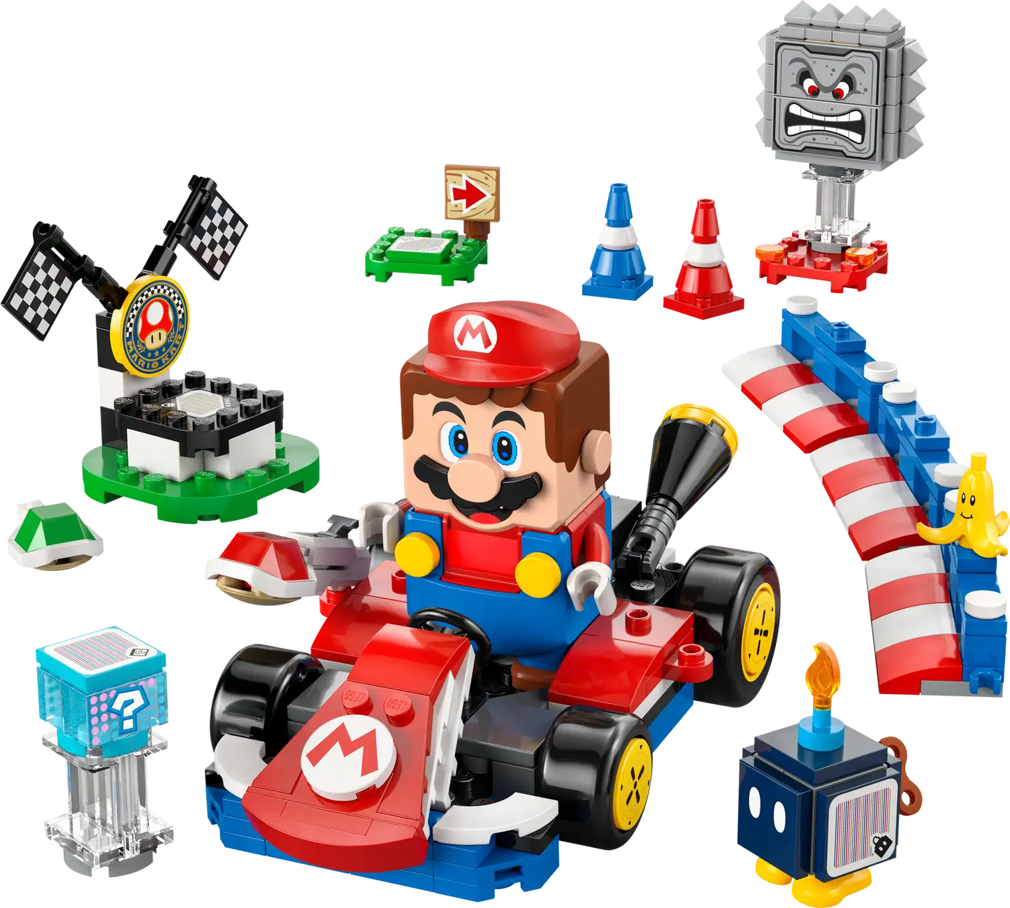 72043 Lego Super Mario Mario Kart™  LEGO® Mario™ interattivo e Kart sta