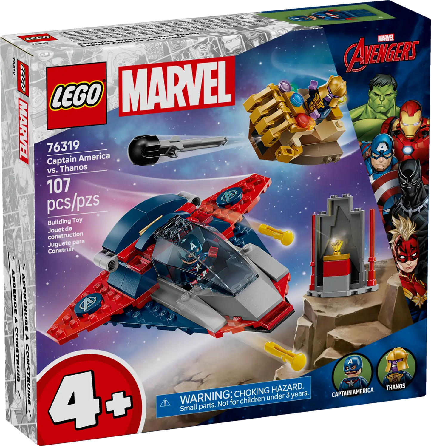76319 Lego Super Heroes Marvel Captain America contro Thanos