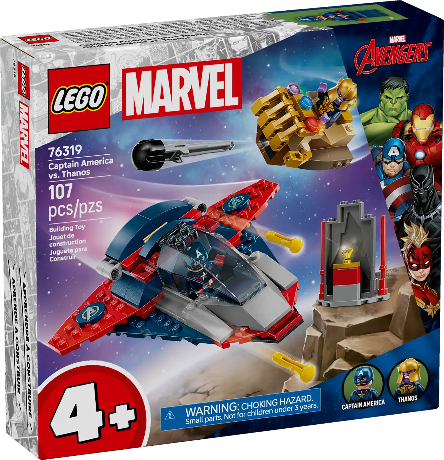 76319 Lego Super Heroes Marvel Captain America contro Thanos