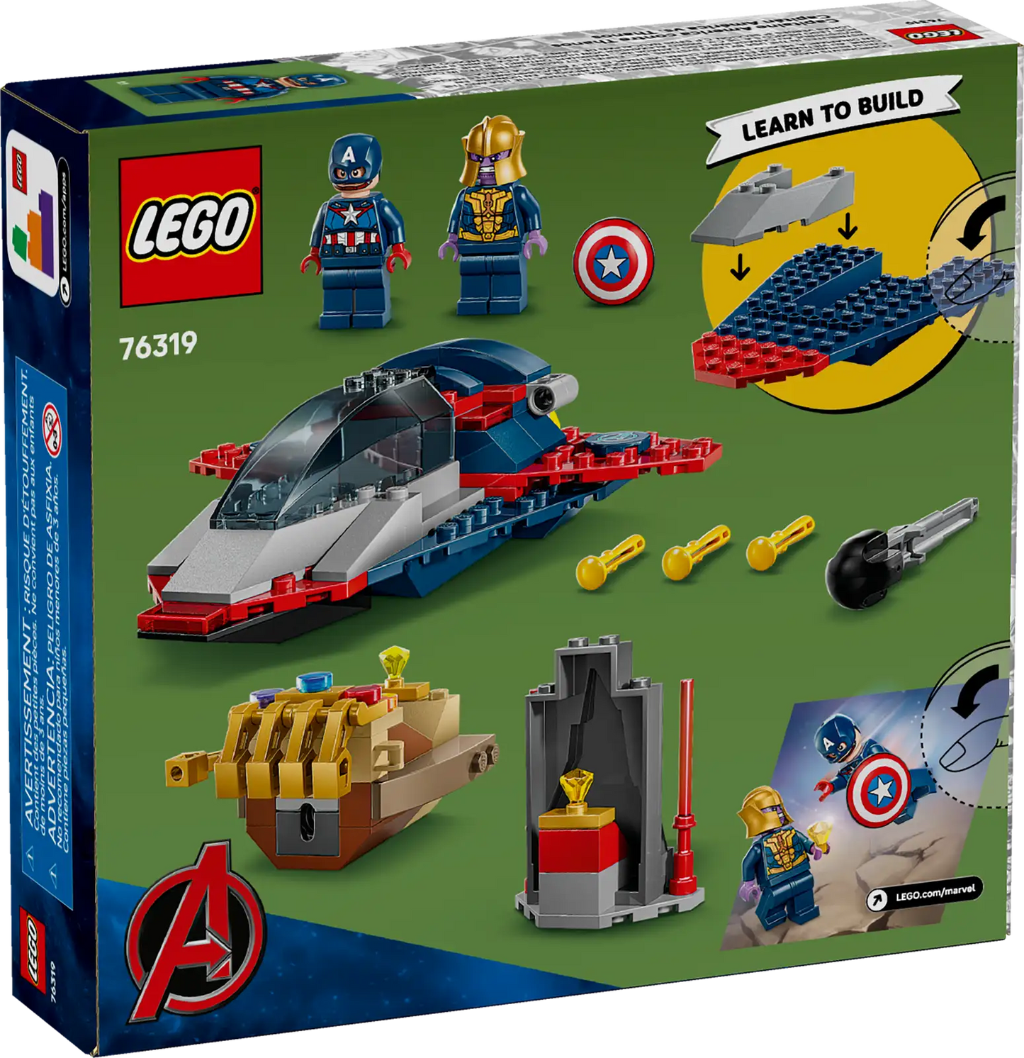 76319 Lego Super Heroes Marvel Captain America contro Thanos