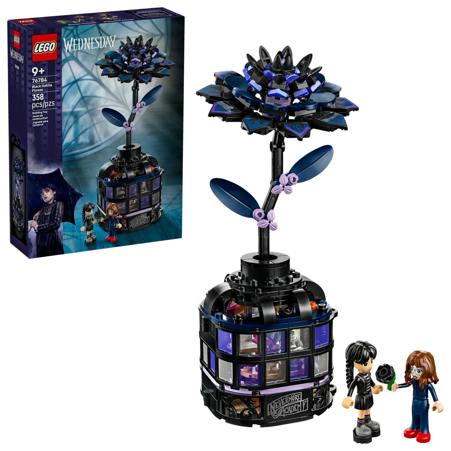 76784 Lego Wednesday Fiore di dalia nero