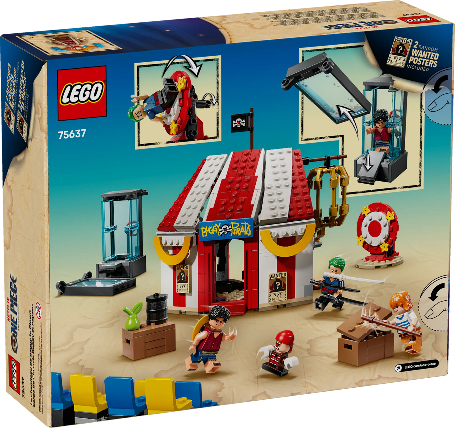 75637 LEGO ONE PIECE La tenda del circo di Bagy il Clown